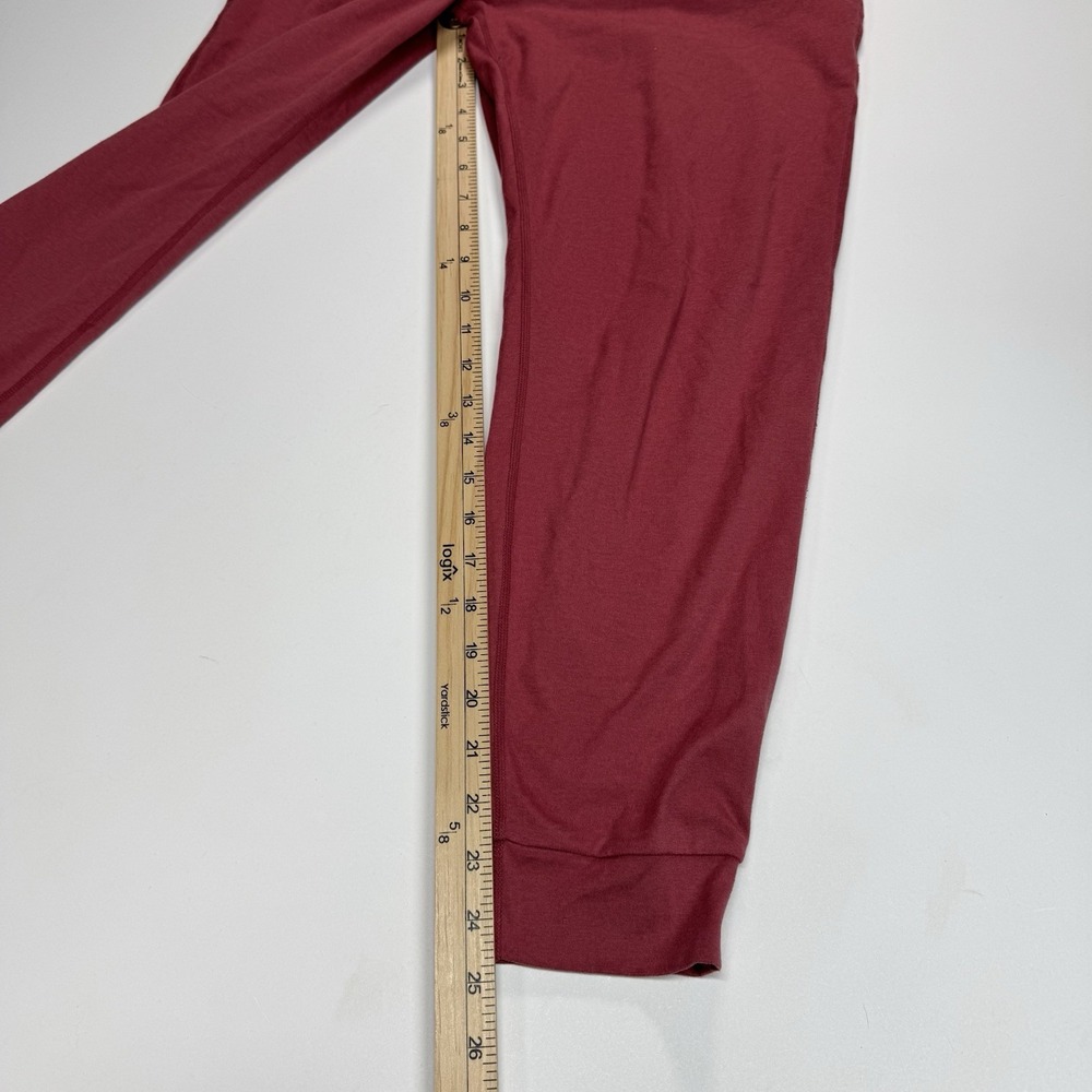 Vuori Performance Jogger Heathered Light Red Dream Knit Tapered Pants Medium - Picture 11 of 11